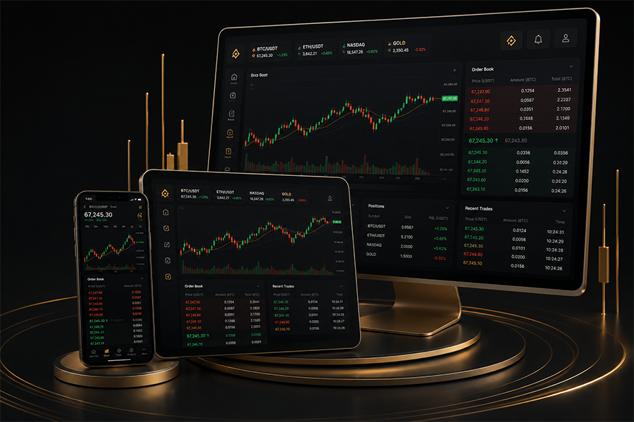 Mobile trading app